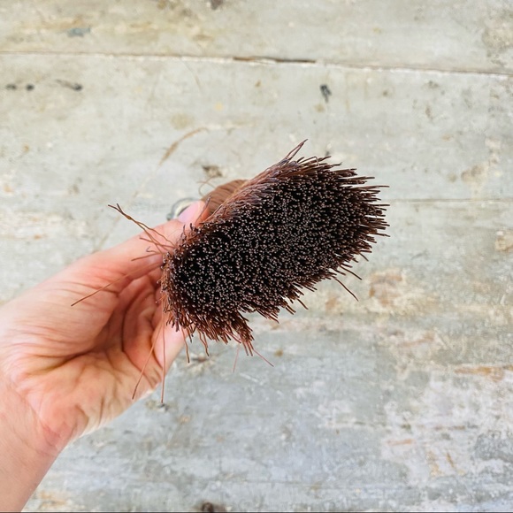 ♥️ Vintage ♥️ Old String Tied Metal Cap End Hanger Whisk Broom - Picture 10 of 12